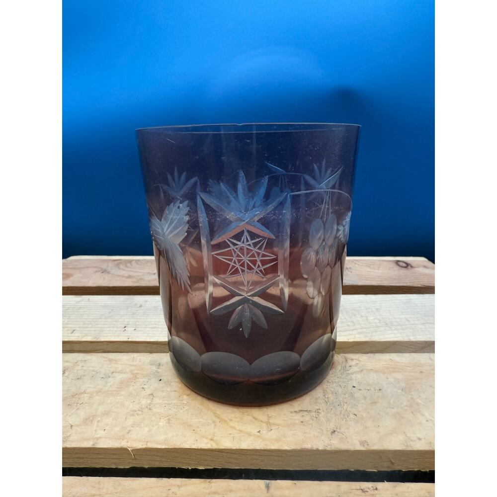 Nachtmann Traube Amethyst Old Fashioned Glass